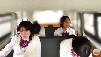 SL-627 01 Schoolgirl panics and pisses herself in a moving vehicle.