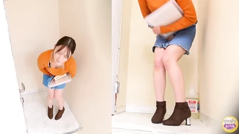 SL-646 01 Female college student with a full bladder sneaks out of a lecture and hurries to urinate, , DesperVids SL-646 01 Female college student with a full bladder sneaks out of a lecture and hurries to urinate, , DesperVids