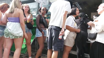 Cute Black Girl Holding Her Crotch, Voyeur Desperation, DesperVids
