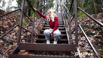 Messy Metal Steps