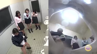 SL-123 01 Girls school students pissing standing up in boy’s toilet, JAV Collection, PissRIP SL-123 01 Girls school students pissing standing up in boy’s toilet, JAV Collection, PissRIP