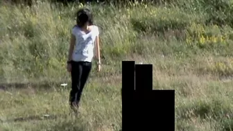Mother and Daughter have to pee outside, Voyeur Collection, PissRIP